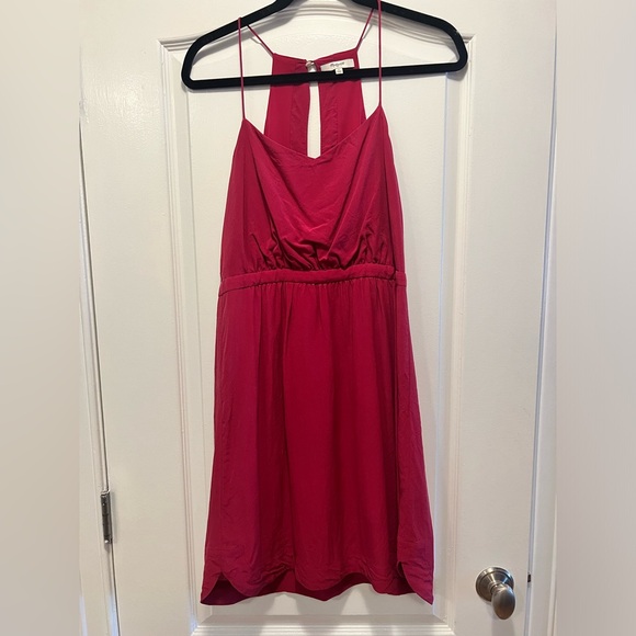 Madewell magenta mini dress - size 6 - Picture 1 of 6
